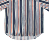 IVY CREW Mens Shirt Blue Striped 2XL