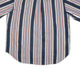 IVY CREW Mens Shirt Blue Striped 2XL