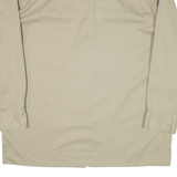 DICKIES Mens Worker Shirt Beige Long Sleeve L