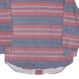 WETLANDS BUGLE BOY Mens Shirt Red Striped Long Sleeve M