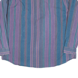 DOCKERS Mens Shirt Blue Striped Long Sleeve XL