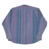 DOCKERS Mens Shirt Blue Striped Long Sleeve XL