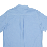 CHAPS Mens Plain Shirt Blue L