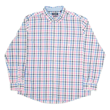 CHAPS Mens Shirt White Check Long Sleeve XL