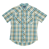 WRANGLER Mens Shirt Brown Check M