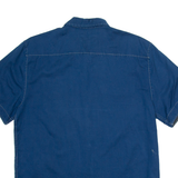 GUESS Slim Fit Mens Plain Shirt Blue L