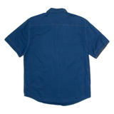 GUESS Slim Fit Mens Plain Shirt Blue L