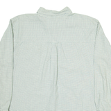 CHAPS Mens Shirt White Check Long Sleeve L