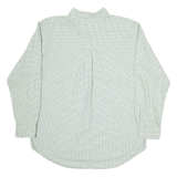 CHAPS Mens Shirt White Check Long Sleeve L