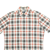 NAUTICA Mens Shirt White Check M