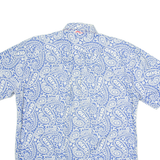 TOMMY HILFIGER Mens Shirt Blue Paisley L