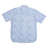 TOMMY HILFIGER Mens Shirt Blue Paisley L
