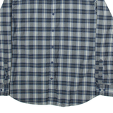 NAUTICA Mens Shirt Grey Check Long Sleeve 2XL