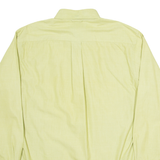 TOMMY HILFIGER Mens Plain Shirt Green Long Sleeve M