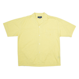 NAUTICA Mens Shirt Yellow Check L