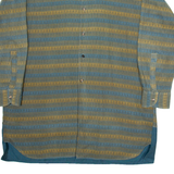 ACKERMANN Mens Shirt Grey Fair Isle Long Sleeve L