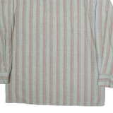 WALBUSCH Mens Shirt Grey Striped Long Sleeve M