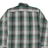 BREMO Mens Shirt Grey Striped Long Sleeve L