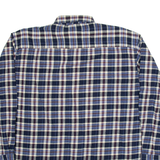 EXPLORER Mens Shirt Blue Check Long Sleeve L