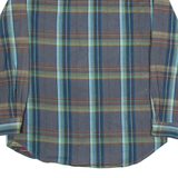 CAP HORN Mens Shirt Blue Check Long Sleeve L