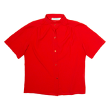 JULIETTA Womens Plain Shirt Red M