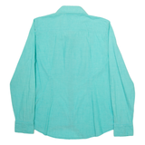 TOMMY HILFIGER Womens Plain Shirt Blue Long Sleeve M