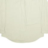 THE LOST CITY Mens Plain Shirt Grey Long Sleeve L