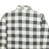 MIL TEC Mens Shirt Grey Check Long Sleeve M