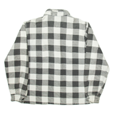 MIL TEC Mens Shirt Grey Check Long Sleeve M