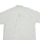 NAUTICA Mens Shirt White Check L