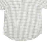 NAUTICA Mens Shirt White Check L