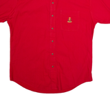 CHAPS Mens Plain Shirt Red L