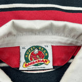 Canada Barbarian Striped Rugby Shirt - XL Red Cotton