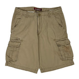 Lee Cargo Shorts - 34W 11L Beige Cotton