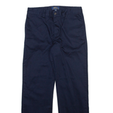 POLO RALPH LAUREN Womens Trousers Blue Regular Straight W27 L27