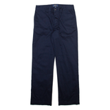 POLO RALPH LAUREN Womens Trousers Blue Regular Straight W27 L27