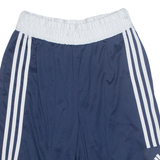 ADIDAS Basketball Mens Sports Shorts Blue Relaxed S W26