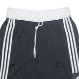 ADIDAS Mens Sports Shorts Black Relaxed L W30