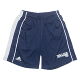 ADIDAS VALOR BASEBALL USA Mens Sports Shorts Blue Relaxed S W26