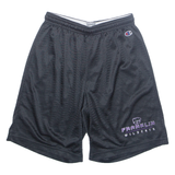 CHAMPION FRANKLIN WILDCATS USA Mens Sports Shorts Black Relaxed S W26