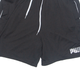 PUMA Mens Sports Shorts Black Relaxed XL W32