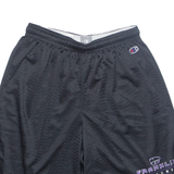 CHAMPION FRANKLIN WILDCATS USA Mens Sports Shorts Black Relaxed S W26