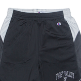 CHAMPION FROST VALLEY USA Mens Sports Shorts Black Relaxed L W30