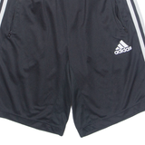 ADIDAS Mens Sports Shorts Black Relaxed M W26