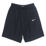 NIKE Mens Sports Shorts Black Relaxed L W30