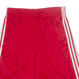 ADIDAS Mens Sports Shorts Red Relaxed L W30