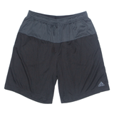ADIDAS Mens Sports Shorts Black Relaxed L W31
