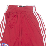 ADIDAS Player ID R Mens Sports Shorts Red Relaxed S W24