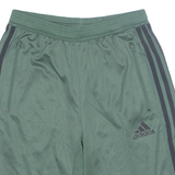 ADIDAS Mens Sports Shorts Green Relaxed S W26