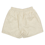 NIKE Mesh Lined All Over FOOD Print Mens Swimming Shorts Cream Relaxed L W29